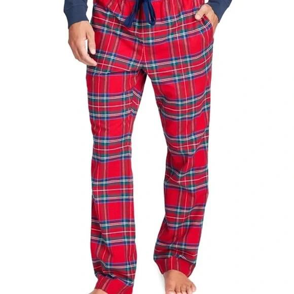 Vineyard Vines Other - Vineyard Vines Jolly cotton Christmas Lounge pajama Pants Red plaid L A001541